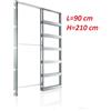 ECLISSE CONTROTELAIO Unico cartongesso kit 60/70/80/90/100x210 x porta scomparsa Eclisse