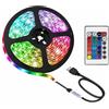 Striscia Strip Led Usb Rgb 5v Per Retroilluminazione Tv Lunghezza 3 Metri cir