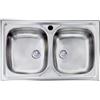 Mabel srl Lavello da incasso per top cucina 2 vasche da 86 cm MabelOnline