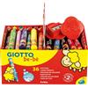 Does not apply Giotto Bebe', Schoolpack Da 36 Matitoni + 3 Appuntamatitoni, 7 Mm, Colori Vivaci