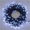 Catena 44 Metri Luci Di Natale Natalizie 480 Led Bianco Freddo Filo Albero dfh
