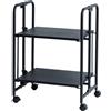 HEMAX Carrello Portavivande Pieghevole Ferro Salvaspazio Cucina 54x40x69 cm