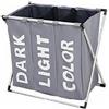 Dirty clothes China Sporco Vestiti Cesta Portaoggetti Tre Griglia Organizer Ripiegabile Grande Laund