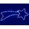 Stella Cometa Con Led Luce Blu 80cm Decorazione Natale sus