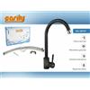 Miscelatore Rubinetto Lavello Monocomando Nero Opaco Alto Cucina Lavello dfh