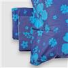 Playboy Lenzuola singole in cotone PLAYBOY Hawaii Flowers turchese