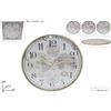 Orologio da Parete Vintage Mappamondo 30cm Design Moderno AA Non Inclusa dfh