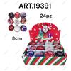 Set 24 Pezzi Candele Cera In Barattoli Latta Decorazione Natale Natalizia bal