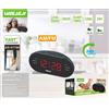 WOLULU AS-51705 Radiosveglia AM/FM con Snooze Timer Sonno Display 24h