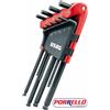 USAG KIT 9 CHIAVI BRUGOLA MASCHIO ESAGONALE LUNGHE TESTA SFERICA USAG 280LTS/S9