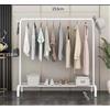 Stender Stand Appendiabiti Attaccapanni Barra Singola Metallo Bianco reb