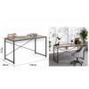Scrivania Ufficio Moderna Design Industriale Legno e Metallo 120x60x70cm