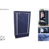 Armadio Guardaroba Cabina Tnt 88x50x160cm 2 Ripiani Appendiabiti 3 Cassetti dfh