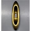 RDS Maniglia per porta scorrevole RDS HS/12 CON FORO ORO SATINATO