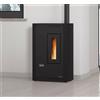 Extraflame STUFA A PELLET VENTILATA SLIM EXTRAFLAME LUISELLA 5.0 NERA