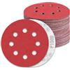Dischi abrasivi 125mm 8 fori grana 1500 carta vetrata 100pz per levigatrice o...