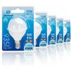 Aigostar Lampadina LED Sfera G45 E14 10W Luce Fredda 6500K 935lm Blister 5 Pezzi