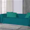 Welldry Copridivano copritutto telo Panama RARUS 350x300 cm - petrolio