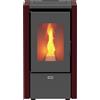 Maurer stufa a pellet MIgnon 7kw 145 mc bordeaux Made In Italy CONTO TERMICO 2.0