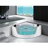 Sicorage Vasca idromassaggio semicircolare vetro frontale riscaldatore full optional 150x