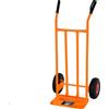 Brixo Carrello portapacchi a due ruote camera d'aria portata 200 kg Arancione
