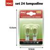 Set 24 pz Lampadine Lampade Per Frigo Frigorifero Cucina T20 15W E14 hmj