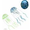 Decorazione Medusa In Silicone Per Acquario Dolce E Marino Fluorescente dfh