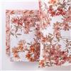 Carillo Home Lenzuolo completo matrimoniale cotone Riviera Flora rosa