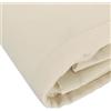 Somma Coperta di LANA Vergine SOMMA ORIGAMI Bianco Lana singolo 160x220