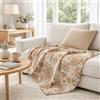 Marzotto-Lanerossi Plaid Lanerossi Ducale 130x180 Lana Merino Beige Floreale