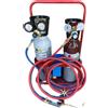 WELDITALIA BOMBOLE SALDATURA AUTOGENA KIT CANNELLO OSSIGENO ACETILENE 5 LT. CARRELLO PIENE