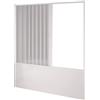 Forte SOPRAVASCA PARATIA DOCCIA PORTA VASCA PVC A SOFFIETTO 170 CM RIDUCIBILE H 150