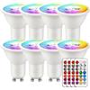 Does not apply LED Lampadine Faretto GU10 Colorate Cambiare Colore Lampadina RGB Bianco Dimmera