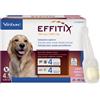 Virbac EFFITIX Large 20 - 40 Kg 4 Pip ⇢ Antiparassitario per CANI Medio Grandi