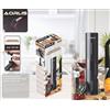 Cavatappi Elettrico Aorlis AO-78136 Professionale Ricaricabile USB Set Accessori