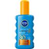 NIVEA SUN Spray Protect & Bronze SPF 30 200 ml, Crema solare 30 spray abbronzant