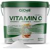 GiDeli Vitamina C polvere 5 kg puro integratore alimentare acido L-ascorbico ant