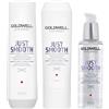 GOLDWELL Set Per Capelli Crespi GOLDWELL Kit DS Just Smooth Shampoo + Conditioner + Oil