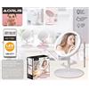 Specchio LED Trucco AORLIS AO 77907 USB Ricaricabile Touch Screen Alta Definizio