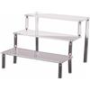 Clear Acrylic China Acrilico Trasparente Espositore Scala Alzata Supporto Mensola Profumo Cosmetici