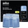 BRAUN PZ4 Braun Clean & Renew CCR4 Cartucce Soluzione Detergente al Limone Compatibile