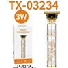 CIAOBOSI Tagliacapelli Ricaricabile Professionale 3W Dragon Gold TX-03234 Linq