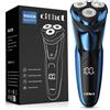 CITHOT Rasoio Elettrico Barba Con 3D Testine Rotanti IPX7 Impermeabile Uomo Con Display