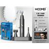 Rifinitore 3in1 Naso Orecchie Barba Hoomei HM-7940 Acciaio Inox Batteria AA