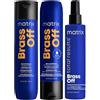 MATRIX TOTAL RESULTS Kit Brass Off Shampoo 300ml + Conditioner 300ml
