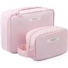 Does not apply 2PCS Trousse Da Viaggio, Borsa per Trucchi Grande E Piccola, Trousse Cosmetica I