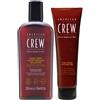 AMERICAN CREW Set Uomo AMERICAN CREW Kit Daily Moisturizing Shampoo 250ml + Styling Gel 250ml