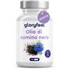 Gloryfeel Olio di Cumino Nero 1000mg Puro Spremuto a Freddo 180 Capsule Cumino Nigella