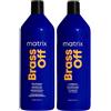 MATRIX TOTAL RESULTS Kit Brass Off Shampoo 1000ml + Conditioner 1000ml