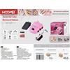 HOOMEI HM-7165T Fresa Unghie Elettrica 65W 30000 RPM Pedale 6 Punte 6 Bande